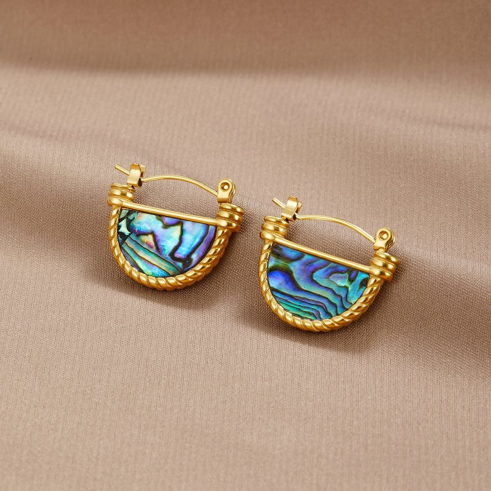 Amalfi Turquoise Shell Earrings