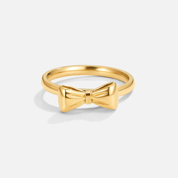 Ellie Gold Bow Ring