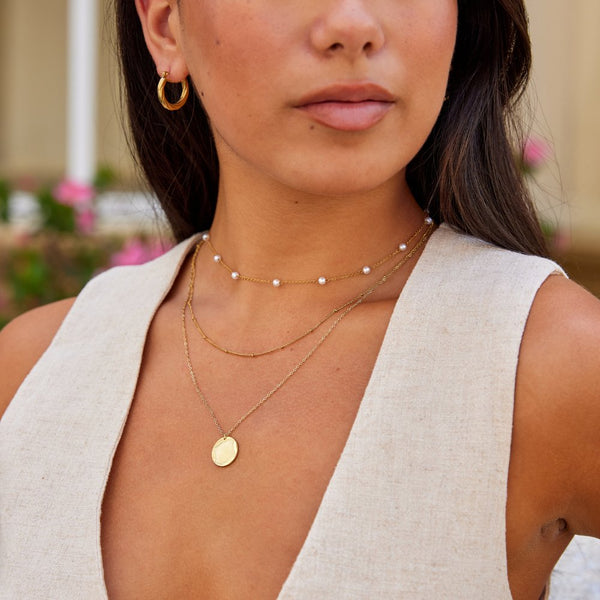 Gold Coin Necklace