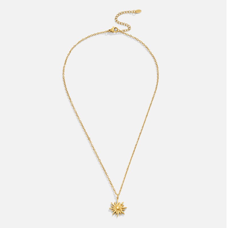 Golden Sunburst Necklace