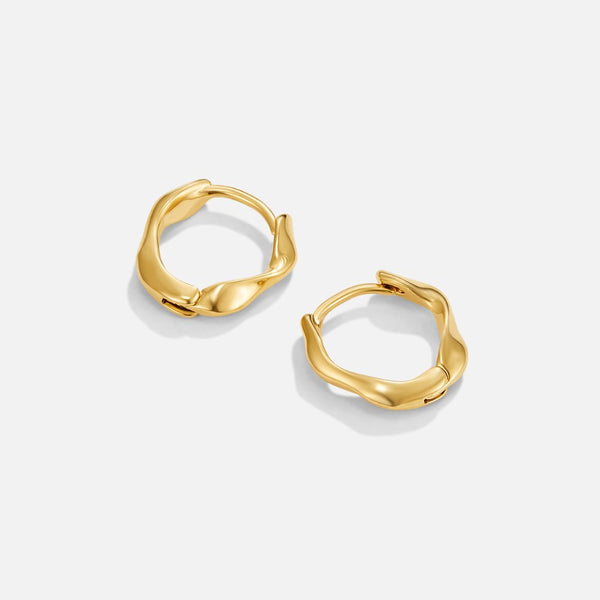 Lala Twisted Hoop Earrings