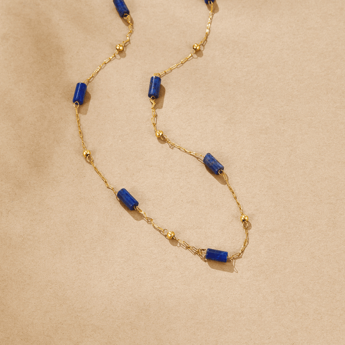 Lapiz Lazuli Bead Necklace