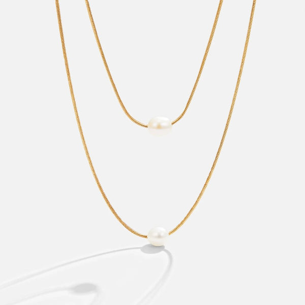 Layered Freshwater Pearl Necklace