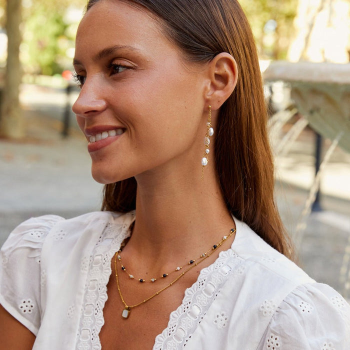 Penelope Pearl Drop Earrings