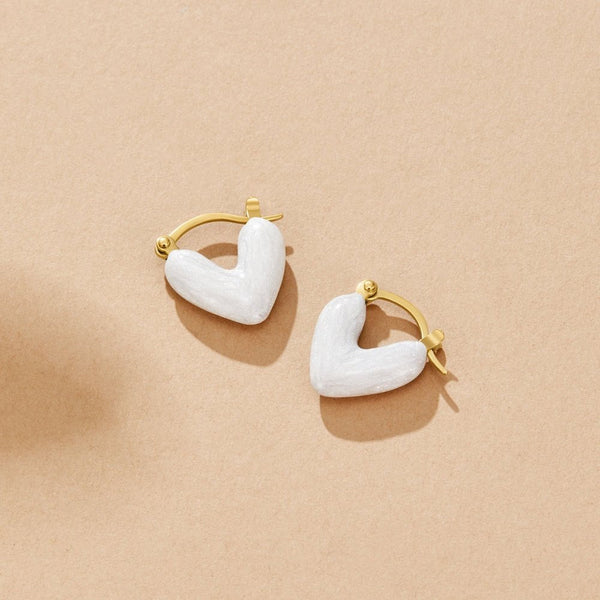 ‘Pure Love’ Heart Earrings