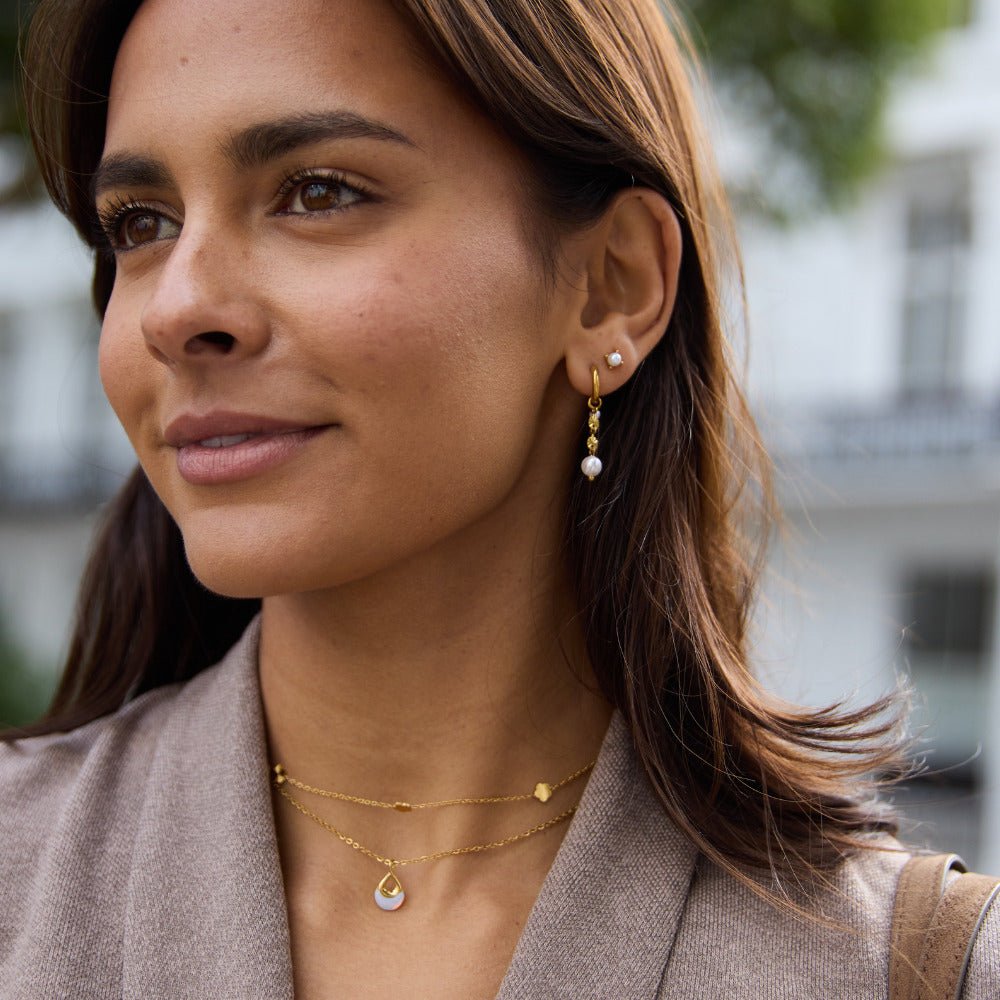 Rini Pearl Tassel Earrings