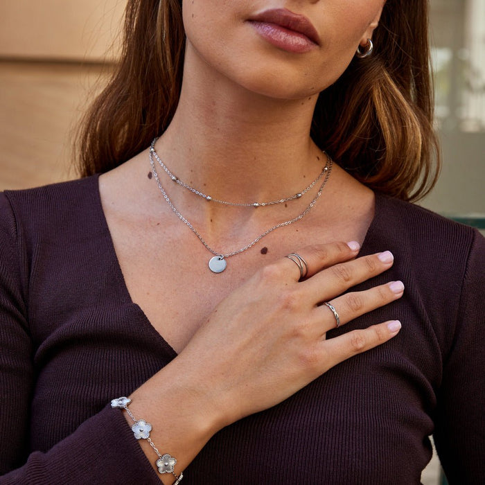 Silver Infinity Loop Ring