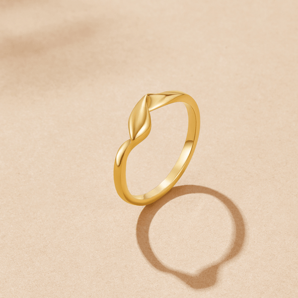Twisted Athena Gold Ring