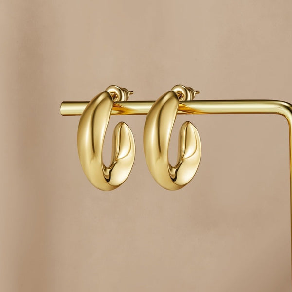 Twisted Sarah Hoop Earrings