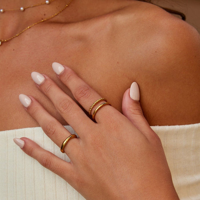 Twisted Tyra Gold Ring