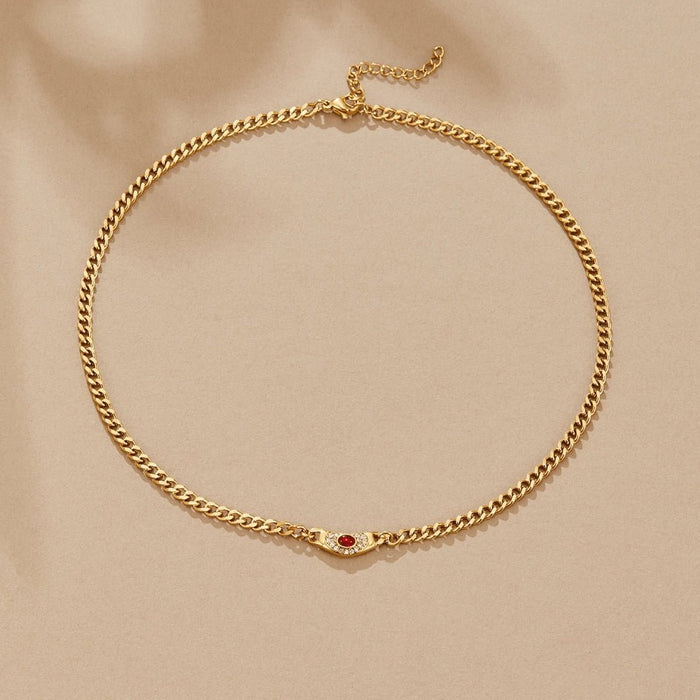 Vintage Cleopatra Gold Necklace