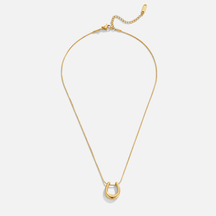 Golden Horseshoe Necklace