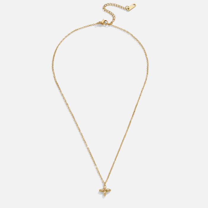 Elowyn Crystal Petal Necklace