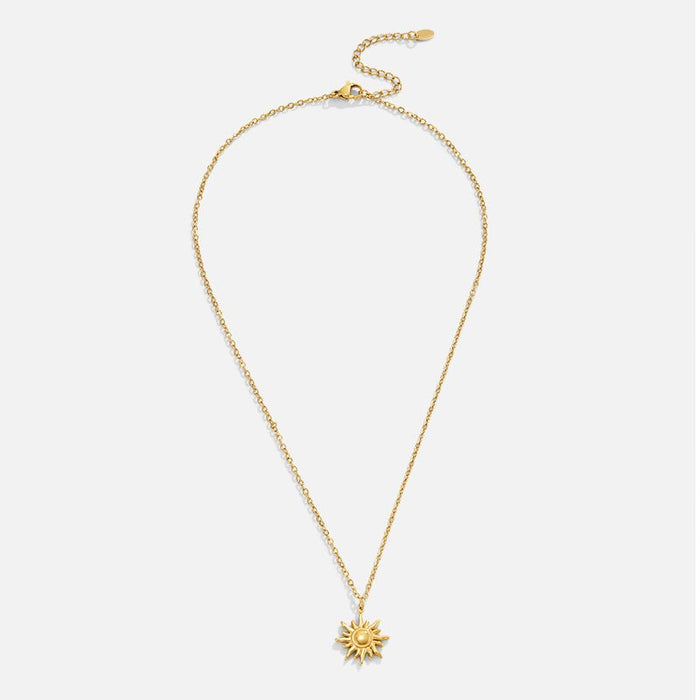 Golden Sunburst Necklace