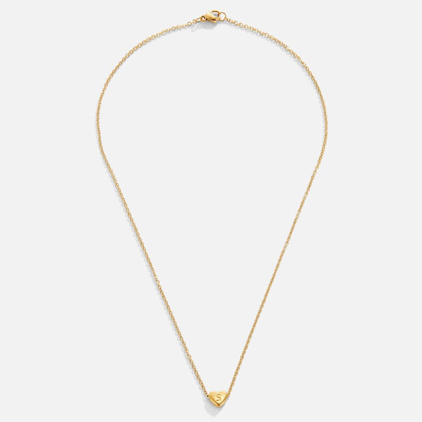 Letter Heart Necklace