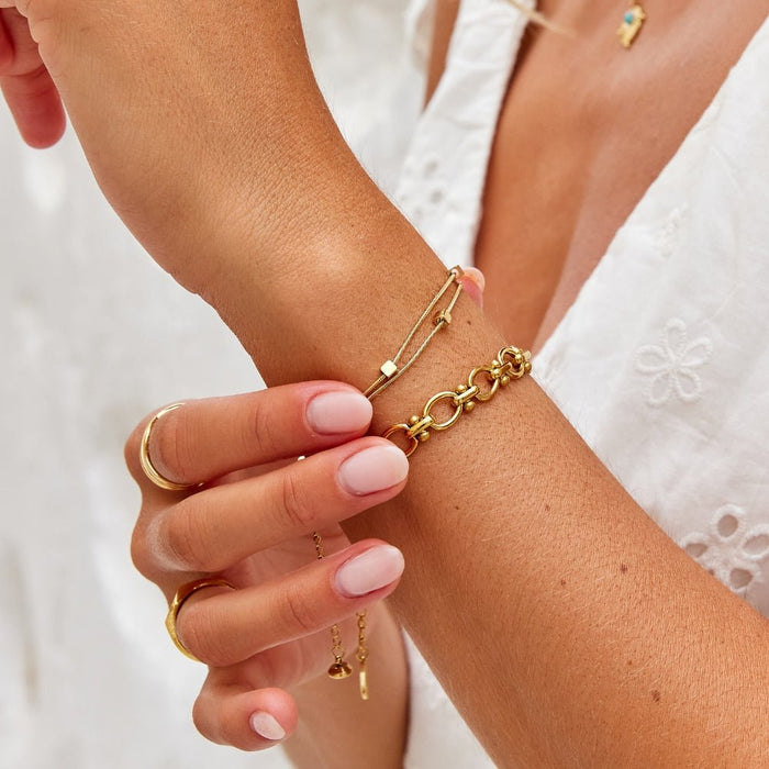 Mia Layered Cube Bracelet