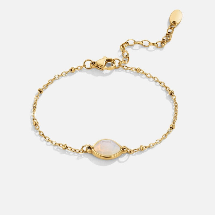Moonstone Charm Bracelet