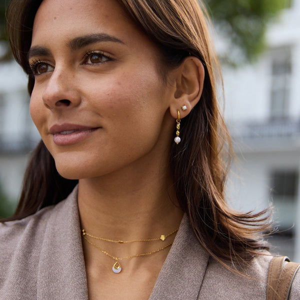 Rini Pearl Tassel Earrings