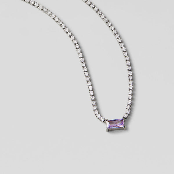 Silver Luxe Crystal Necklace