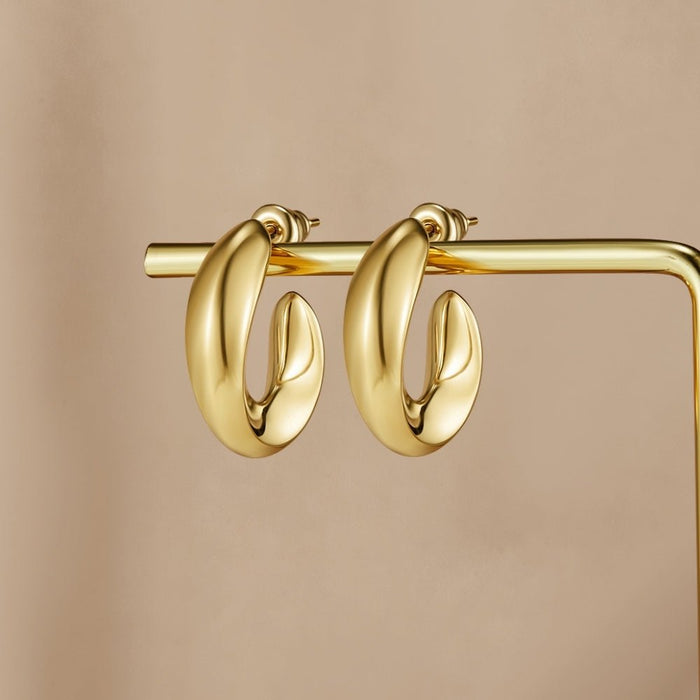 Twisted Sarah Hoop Earrings