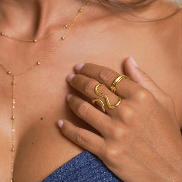Yana Geometric Twist Ring